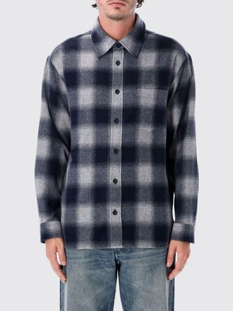 A.P.C. A. P.C. Camicia casual in misto lana riciclata a quadri con collo classico e tasche a toppa