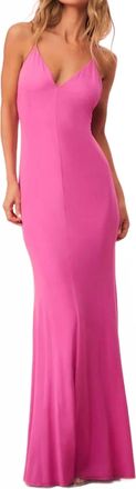 LoveShackFancy Mikel Dress In Raspberry Parfait