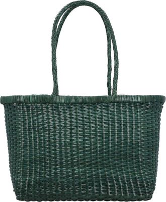 Dragon Diffusion B Weave Small Leather Shoulder Bag