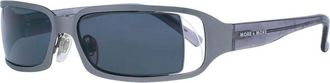 More & More More & More, Accessoires, Dames, Grijs, ONE Size, Trapezium Zonnebril