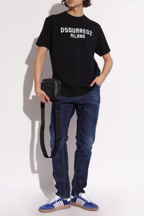Dsquared2 T-shirt With Logo, Mens, Black