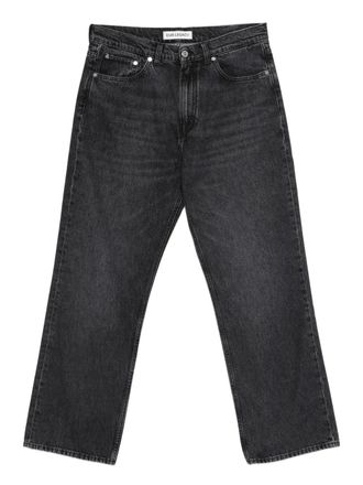 Our Legacy logo-patch jeans - Black