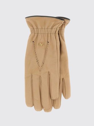 Valentino Garavani VLogo Signature Lambskin Leather Gloves with Silk Lining
