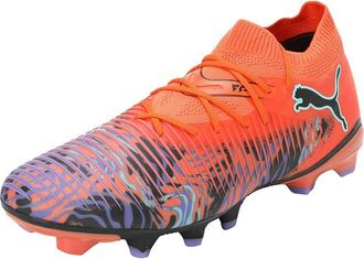 Puma Puma Mens Future 8 Match Firm Ground Football Boots Orange/Black 9.5 UK
