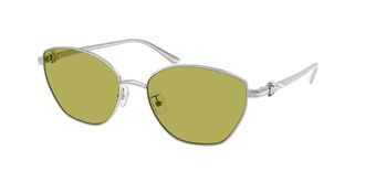 Tory Burch TY6121 3274/2 Womens Sunglasses Silver Size 57