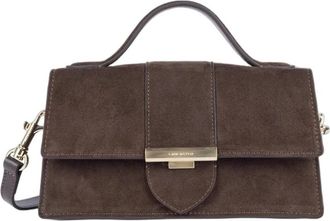 Lancaster Borsa a mano Ily in camoscio - - Bags - Donna - Marrone - ONE SIZE