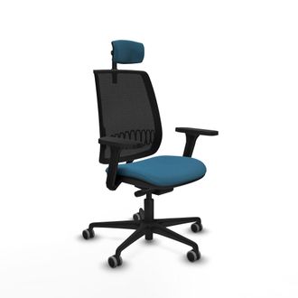 Piqueras y Crespo Silla De Oficina Piqueras Y Crespo Alares Negro Soporte 120 Kg