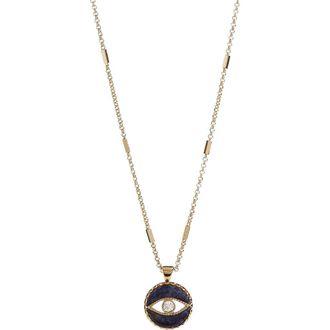 Alex and Ani Evil Eye Necklace in Gold at Nordstrom