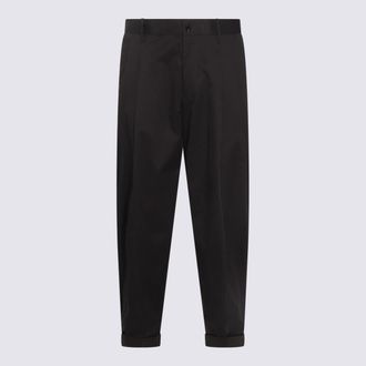 Dolce & Gabbana Black Cotton Pants