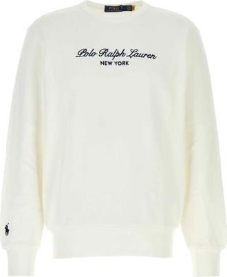 Polo Ralph Lauren Hoodies & sweatvesten, Heren, Wit, L, Katoen, Katoenmix Sweatshirt