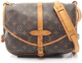 Louis Vuitton Pre-owned Cross Body Bags, female, Brown, Size: ONE SIZE Pre-owned Vintage Cross Body Bag