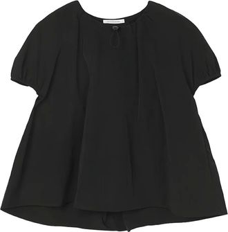Cecilie Bahnsen T-shirt con ruches - Nero