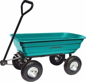 OEM Carretilla De Jard&iacute;n Greenmill, Modelo Gr9380, 75l Con Funci&oacute;n Basculante, Ideal Para Jardiner&iacute;a, Ruedas De 10 Pulgadas, Dise&ntilde;o Robusto, Alta Capacida