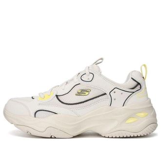 Skechers DLites 4.0 Cream White Yellow 894249-NTMT