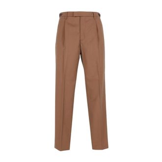 Barena Broeken, Heren, Bruin, XL, Wol, Masco Broeken