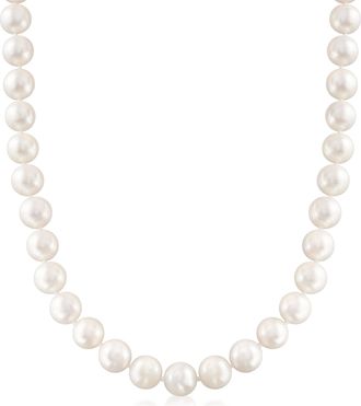 Ross-Simons 10-11mm Cultured Pearl Necklace With 14kt Yellow Gold