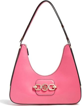 Guess Schoudertas Hobo Hensely - Dames - Schoudertassen - Roze - ONE Size - Tassen