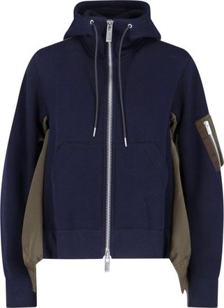 sacai Felpa Zip