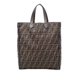 Fendi Pre-owned Fendi Zucca Canvas Vertical Shopping Tote Ladies 8BH263-Q0M 139-2305