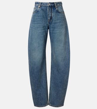 Alaia Ala&iuml;a Barrel-leg jeans