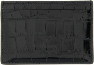 Tom Ford Exotic Line Portafogli Nero-Uomo