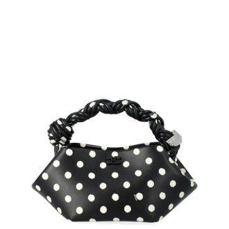 Ganni Dames, Tassen, Zwart, Maat: ONE Size Leer