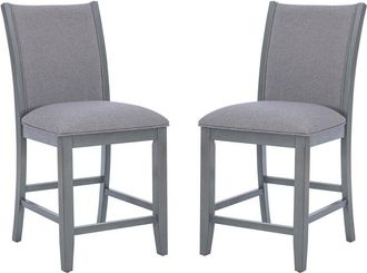 Linon Bellevue Counter Height Stool 2-Pack