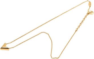 Louis Vuitton Pre-owned Jewellery, female, Yellow, Size: ONE SIZE Pre-owned Pendant Necklace