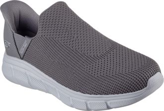 Skechers BOBS Sport B Flex Resilient Textile Mens Grey Trainers - Size UK 11