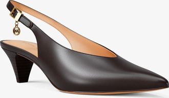 Michael Kors Tonya Leather Slingback Pump