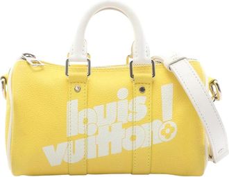 Louis Vuitton Pre-owned Speedy Satchel Bag - Dames - Vintage Handtas - Geel - ONE Size - Vintage
