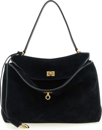 Balenciaga Black Rodeo Medium Shoulder Bag