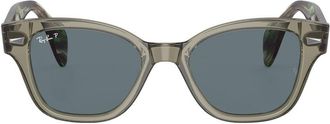 Ray-Ban camouflage-pattern wayfarer-frame sunglasses - unisex - Acetate - 52 - Green