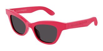 Alexander McQueen AM0381S 004 Womens Sunglasses Pink Size 47