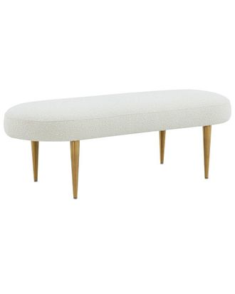 Safavieh Couture Corinne Boucle Oval Bench
