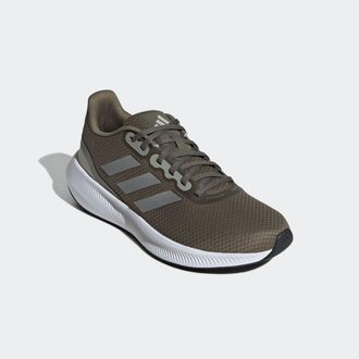 adidas Laufschuh ADIDAS PERFORMANCE RUNFALCON 3, Herren, Gr. 41, gr&uuml;n (olive strata, silber metallic, putty grau), Synthetik, Textil, Schuhe Laufschuh