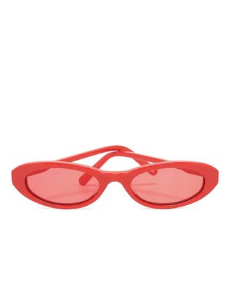 Chimi Eyewear x Joel Ighe oval-frame sunglasses - Red