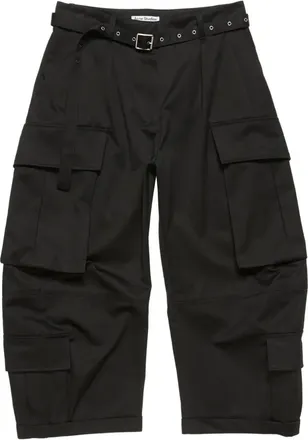 Acne Studios Cargo broek met riemdetail - Zwart