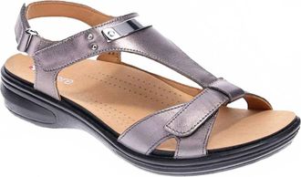 Revere Comfort Shoes Womens Santa Cruz Sandal In Grey