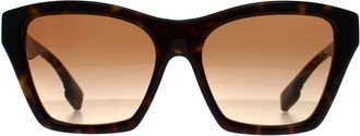 Burberry BE4391 Arden 300213 donker tortoise bruin gradiënt zonnebril