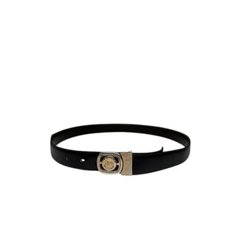 Celine Pre-owned Leather Belt - female - Celine Vintage - Vintage Belts - Black - ONE SIZE - Pre-owned