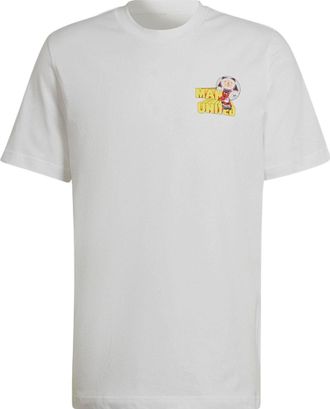 adidas Original Manchester United Graphic Tee White HP0448
