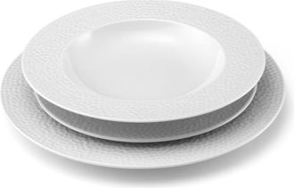 Medard De Noblat Vajilla de 18 piezas Porcelena Blanco