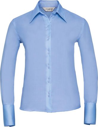 Russell Athletic Russell Collectie Dames/Dames Lange Mouw Ultiem Niet-Ijzershirt (Heldere lucht)