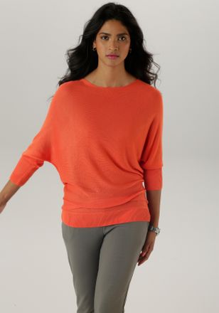 Aniston Strickpullover mit U-Boot-Ausschnitt