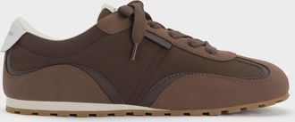 Charles & Keith Nylon Contrast-Panel Sneakers