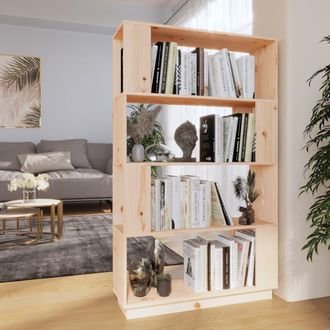 vidaXL Vidaxl - Estanter&iacute;a/divisor De Espacios Madera Maciza Pino 80x25x132 Cm