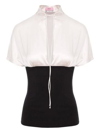 Manur&iacute; Daisy short-sleeve top - Black