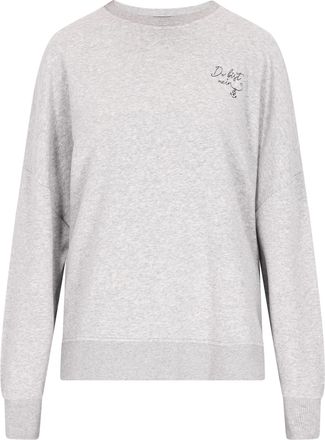Dreimaster Dreimaster Sweatshirt Dames grijs melange