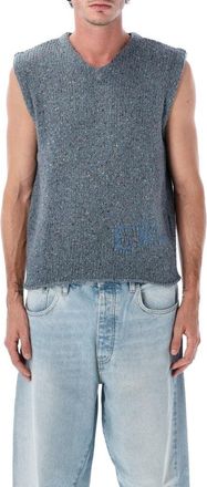 ERL Sleeveless Mélange Knit Vest